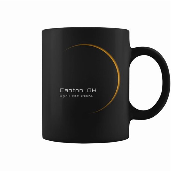 Canton Oh State Total Solar Eclipse April 8 2024 Totality Coffee Mugs