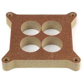 Canton Racing Products 85-150 Phenolic Carb Spacer; Holley 4150/4160 4 Hole; 1 in. Thick; For 600 Plus CFM Carbs;