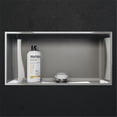 thumbnail image 1 of Cantrio Koncepts SN-2412 Stainless Steel Shower Niche- 12 x 3.25 x 24 in., 1 of 7