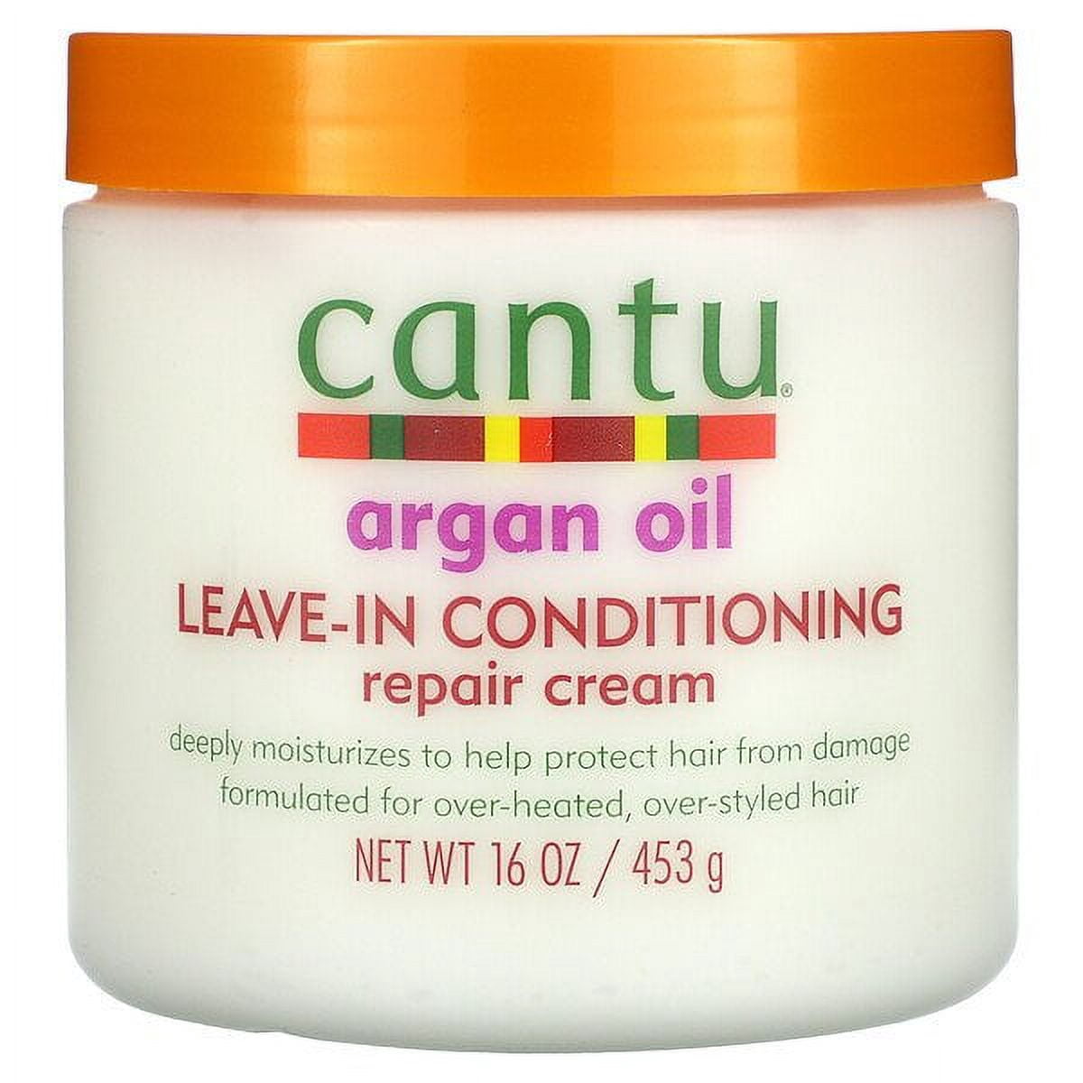 Cantu, Argan Oil, Leave-In Conditioning Repair Cream, 16 oz (453 g) Pack of 2
