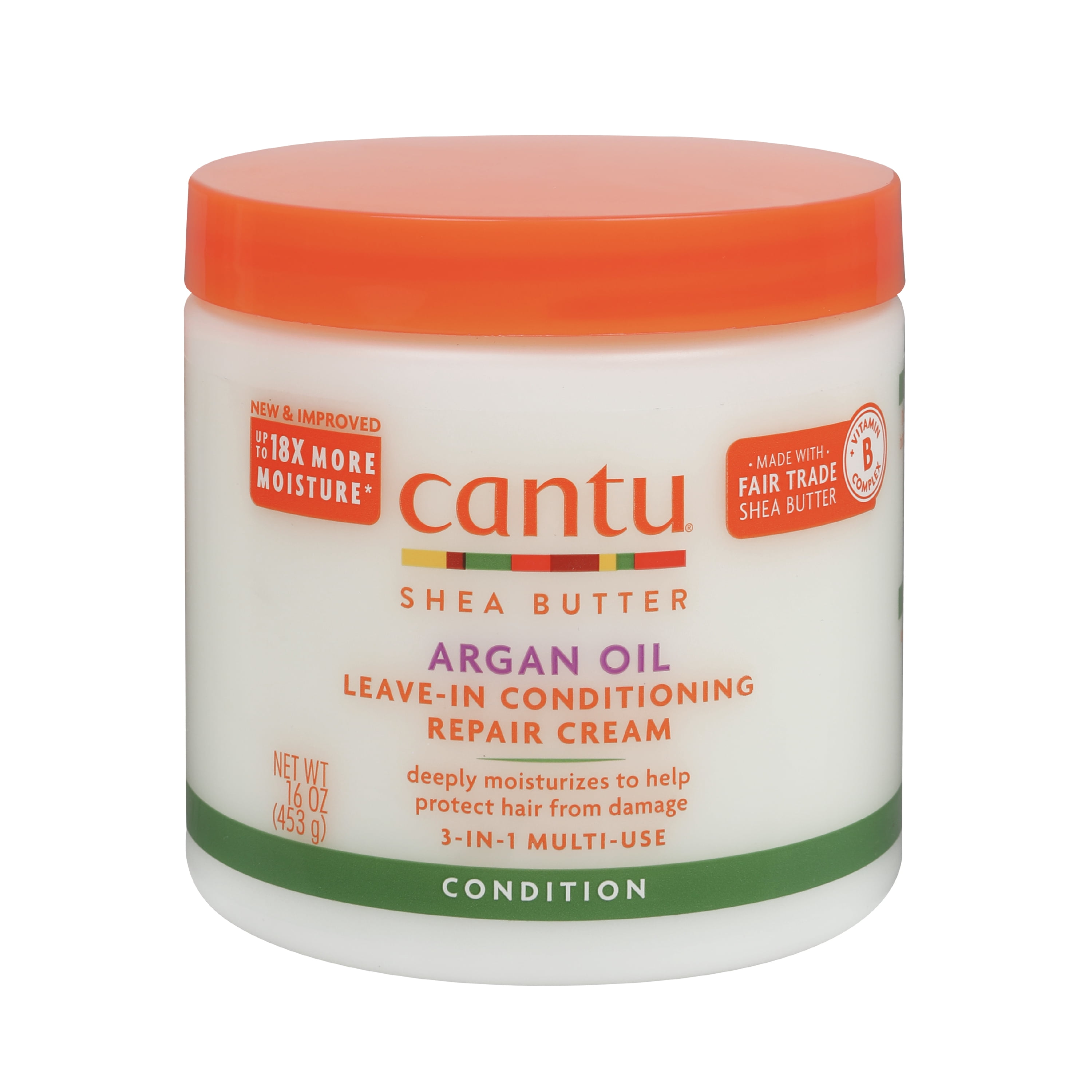 Cantu Argan Oil Leave-In Conditioning Repair Cream, 16 oz
