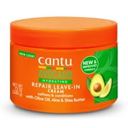 Cantu Avocado Hydrating Leave-In Conditioning Cream with Olive Oil, Aloe, and Shea Butter, 12 oz