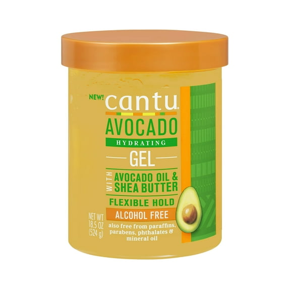 Cantu - Avocado Hydrating Styling Gel 18.5 Oz. * BEAUTY TALK LA *