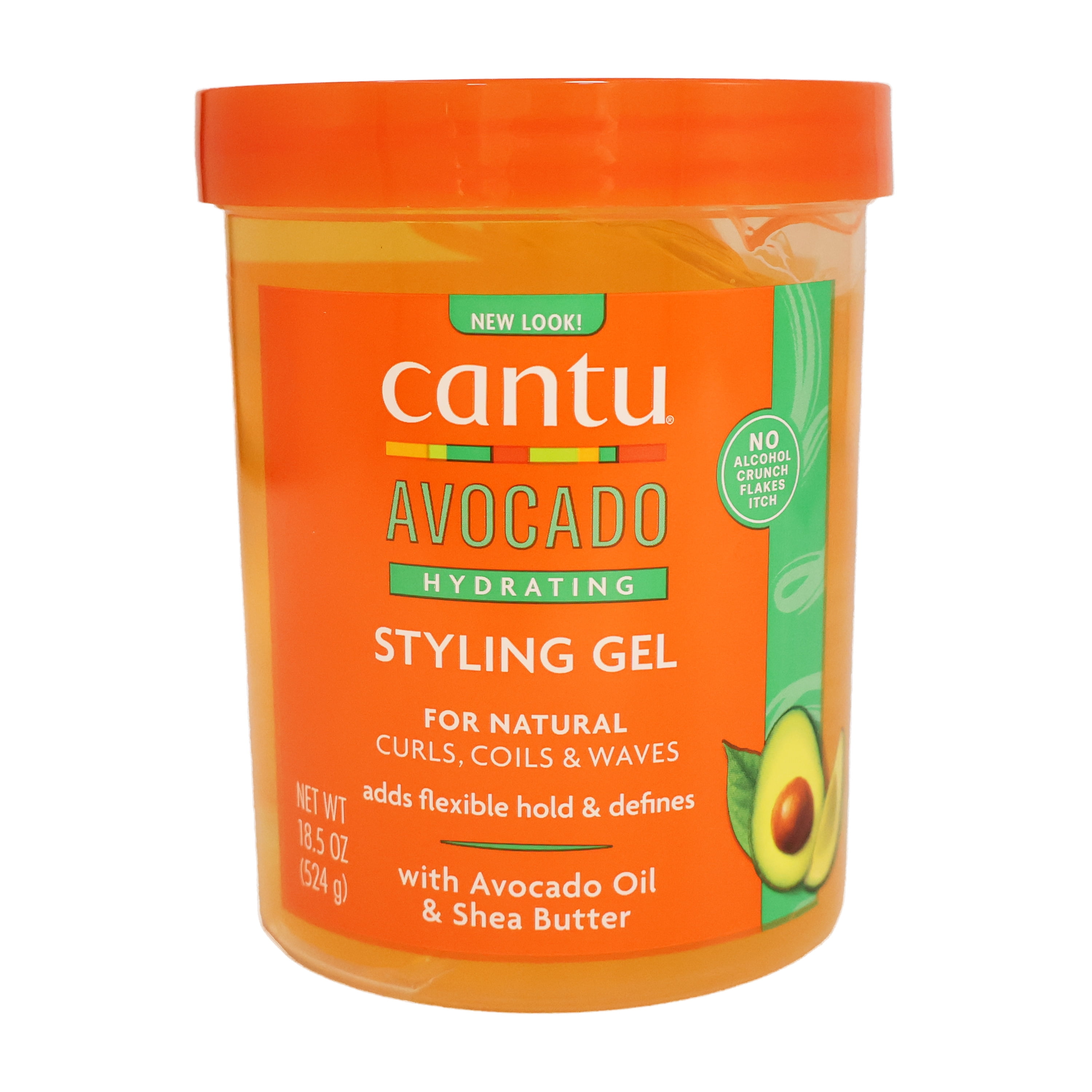 Cantu Avocado Hydrating Styling Gel 18.5 Oz., Pack of 1, 3 Packs ...