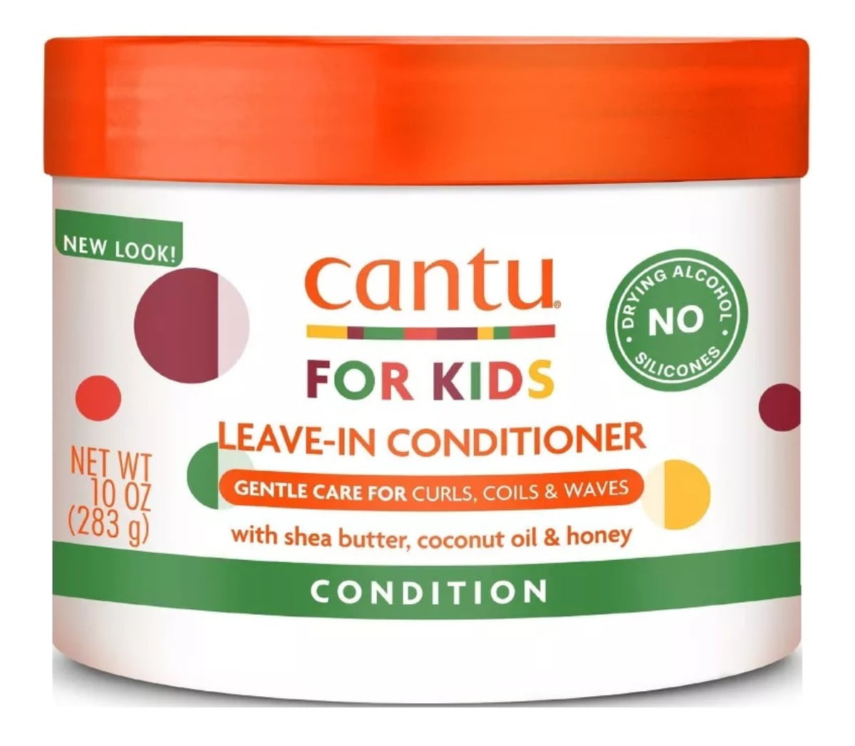 Cantu Care For Kids Leave-In Conditioner 10oz Jar (Pack of 3)
