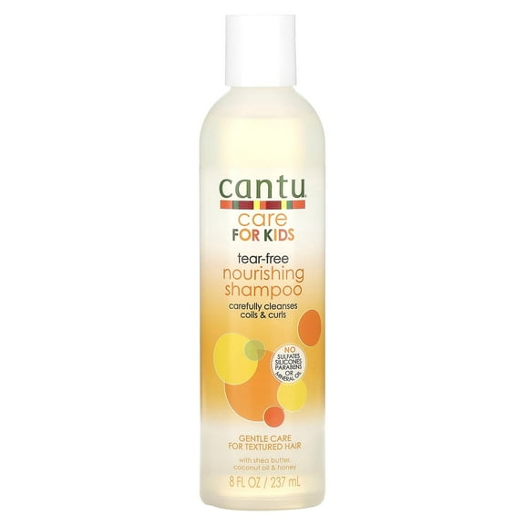 Cantu, Care For Kids, Tear-Free Nourishing Shampoo, Gentle Care for Textured Hair, 8 fl oz (237 ml) Pack of 2