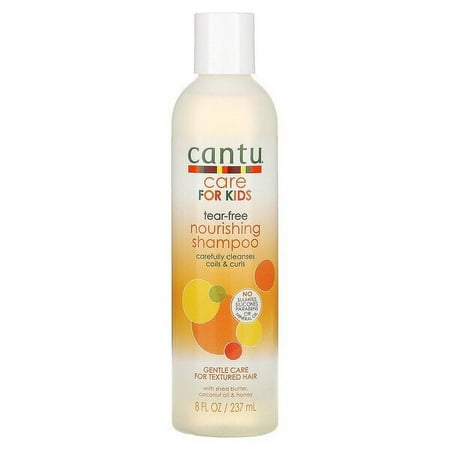 Cantu, Care For Kids, Tear-Free Nourishing Shampoo, Gentle Care for Textured Hair, 8 fl oz (237 ml) Pack of 4