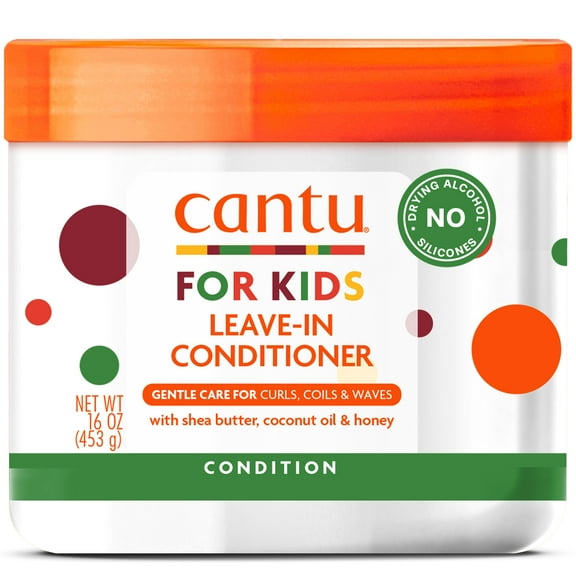 Cantu Care for Kids Leave-In Conditioner with Shea Butter Value Size, 16 oz.