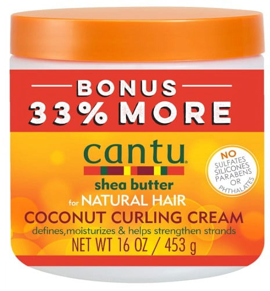 Cantu Coconut Curl Cream Bonus, 16 oz.