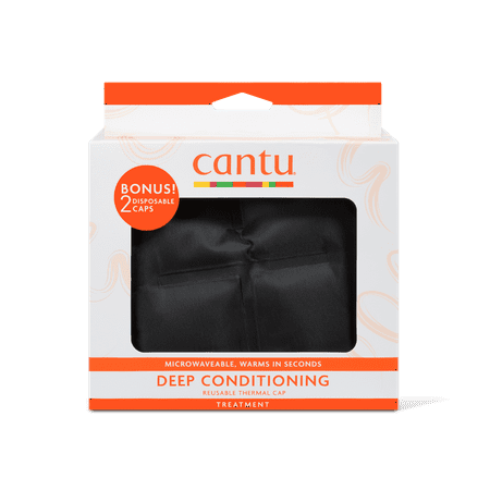 Cantu Deep Conditioning Reusable Thermal Caps, 2 Ct