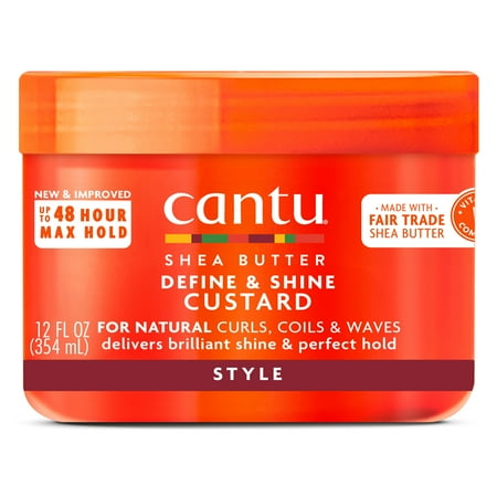 Cantu Define & Shine Custard with Shea Butter, 12 fl oz