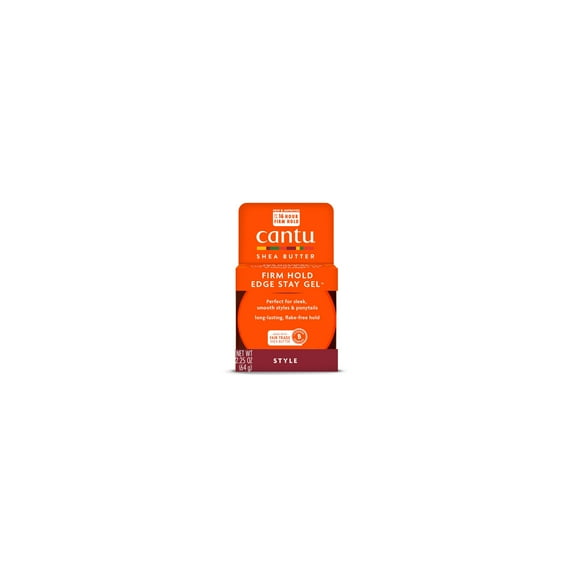 Cantu Extra Hold Edge Stay Gel with Shea Butter 2.25 oz (Pack of 48)