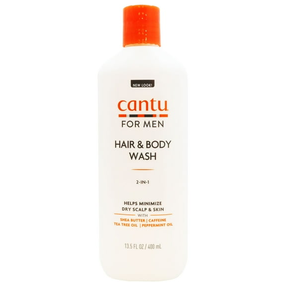 Cantu For Men 2 In 1 Hair and Body Wash 13.5 Oz., Pack of 3