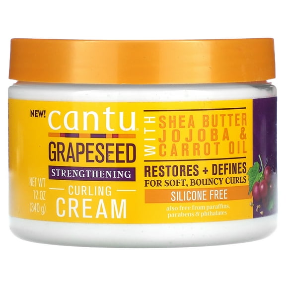 Cantu Grapeseed Strengthening Curl Cream 340g