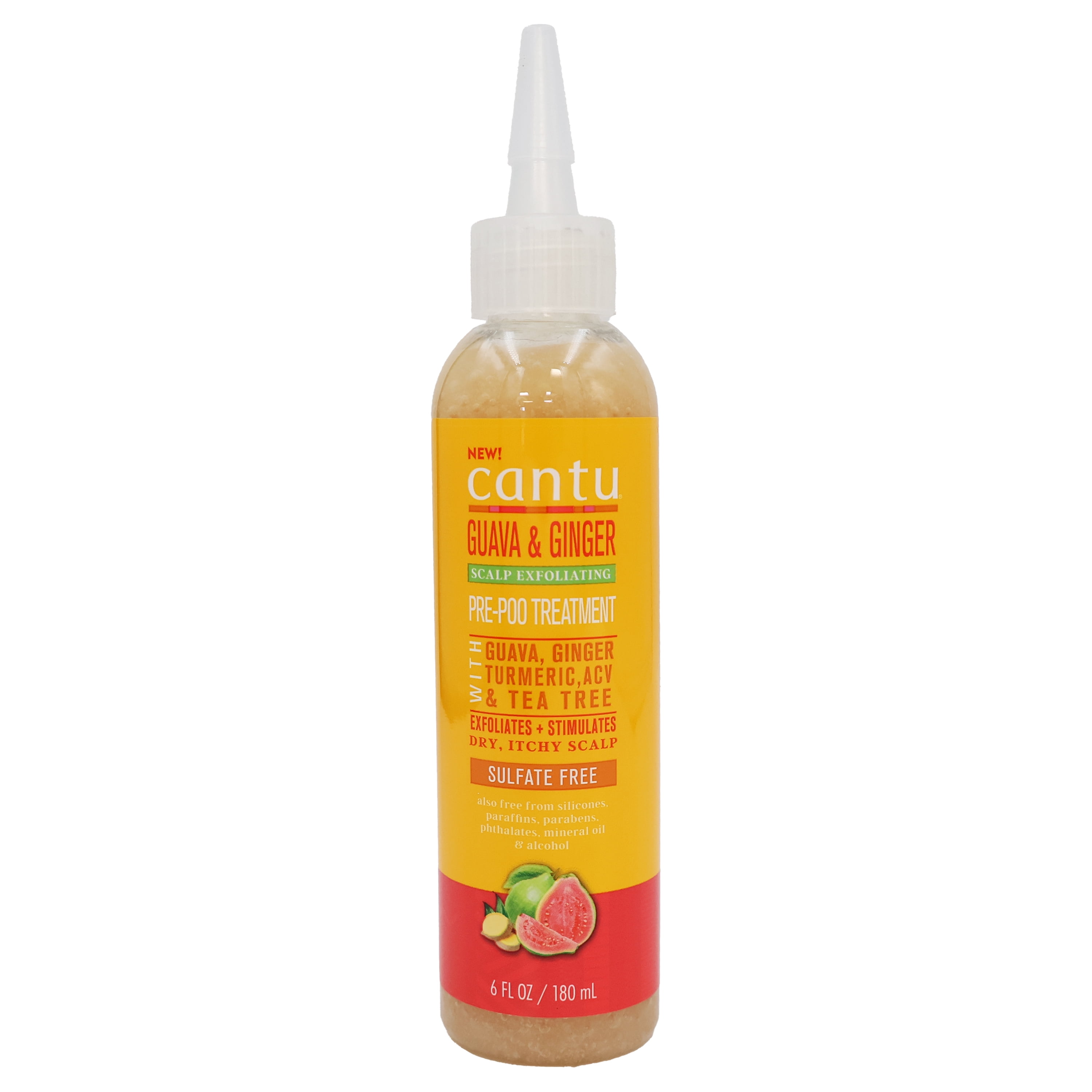 CANTU Guava & Ginger Scalp Exfoliating Pre-Poo Treatment (6oz) CANTU Guava & Ginger Scalp Exfoliating Pre-Poo Treatment (6oz)