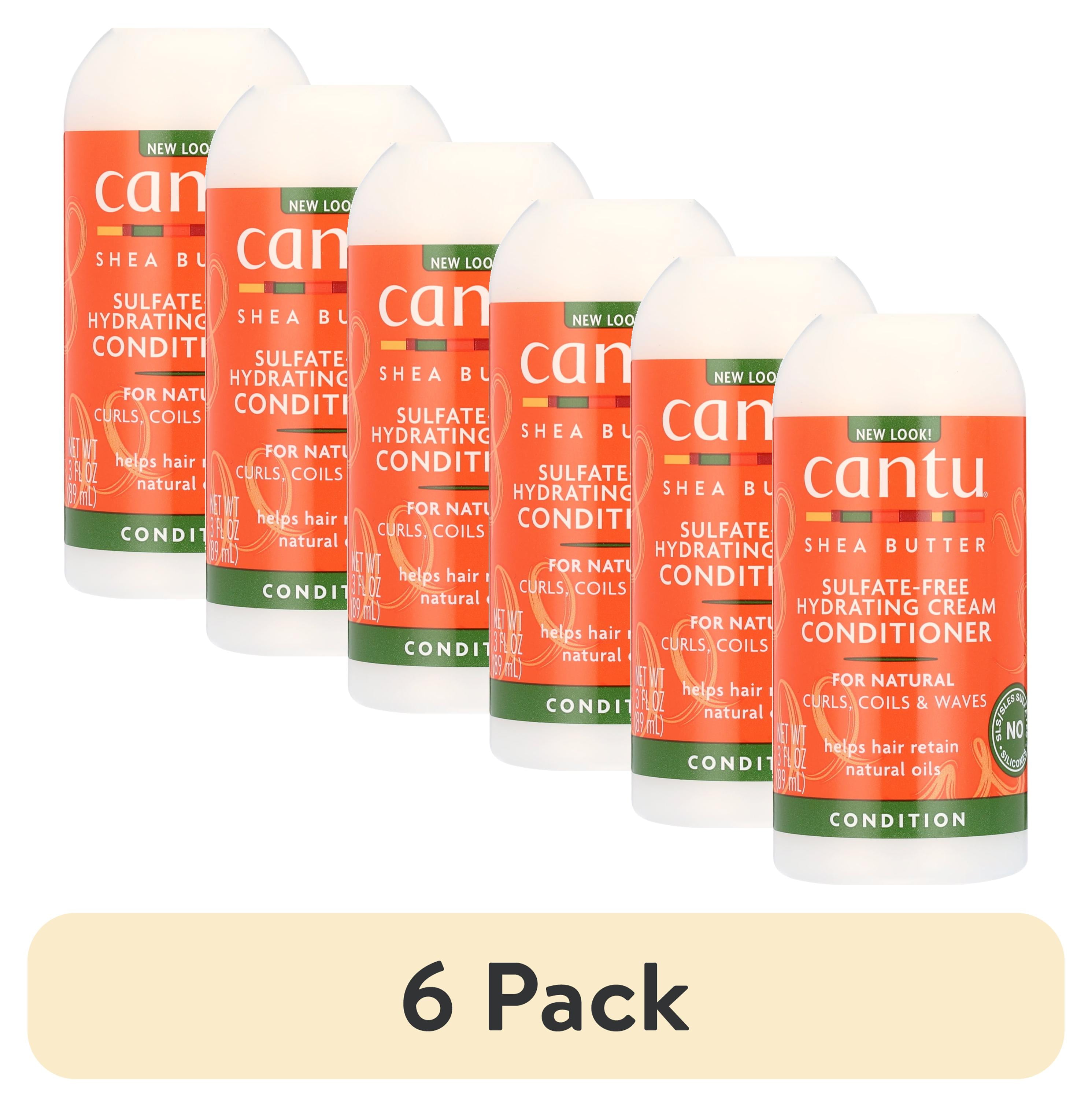 (6 pack) Cantu Shea Butter Hydrating Cream Conditioner, 3 fl oz