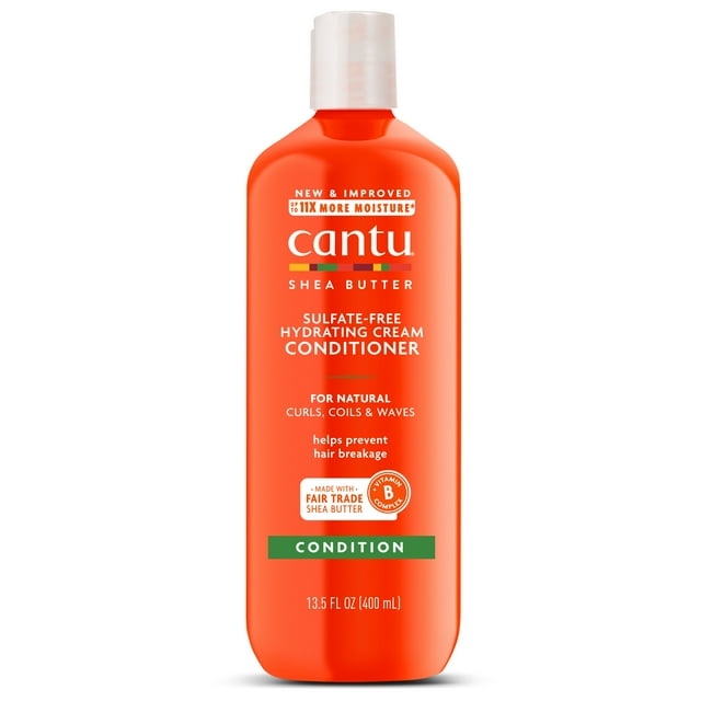 Cantu Hydrating Cream Conditioner with Shea Butter for Natural Hair, 13.5 fl oz
