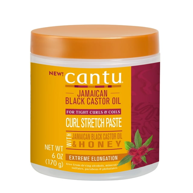 Cantu Jamaican Black Castor Oil Curl Stretch Paste, 6 oz.