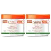Cantu Leave-In Conditioning Repair Cream with Shea Butter, 16 oz Pack of 2 Packaging May Vary