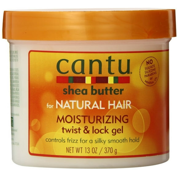 Cantu Moisturizing Twist & Lock Gel, 13.0 oz (Pack of 6)
