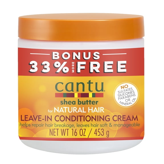 Cantu Natural Leave In Conditioner Bonus, 16 oz.
