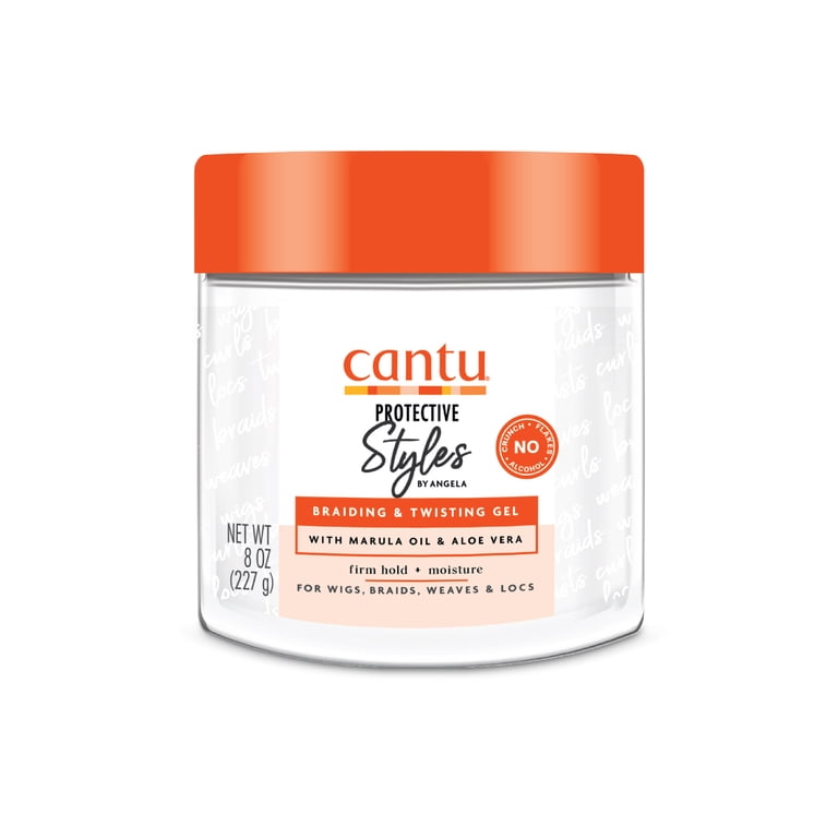 Cantu, Protective Styles Gel, 8 oz, with Marula Oil & Aloe Vera