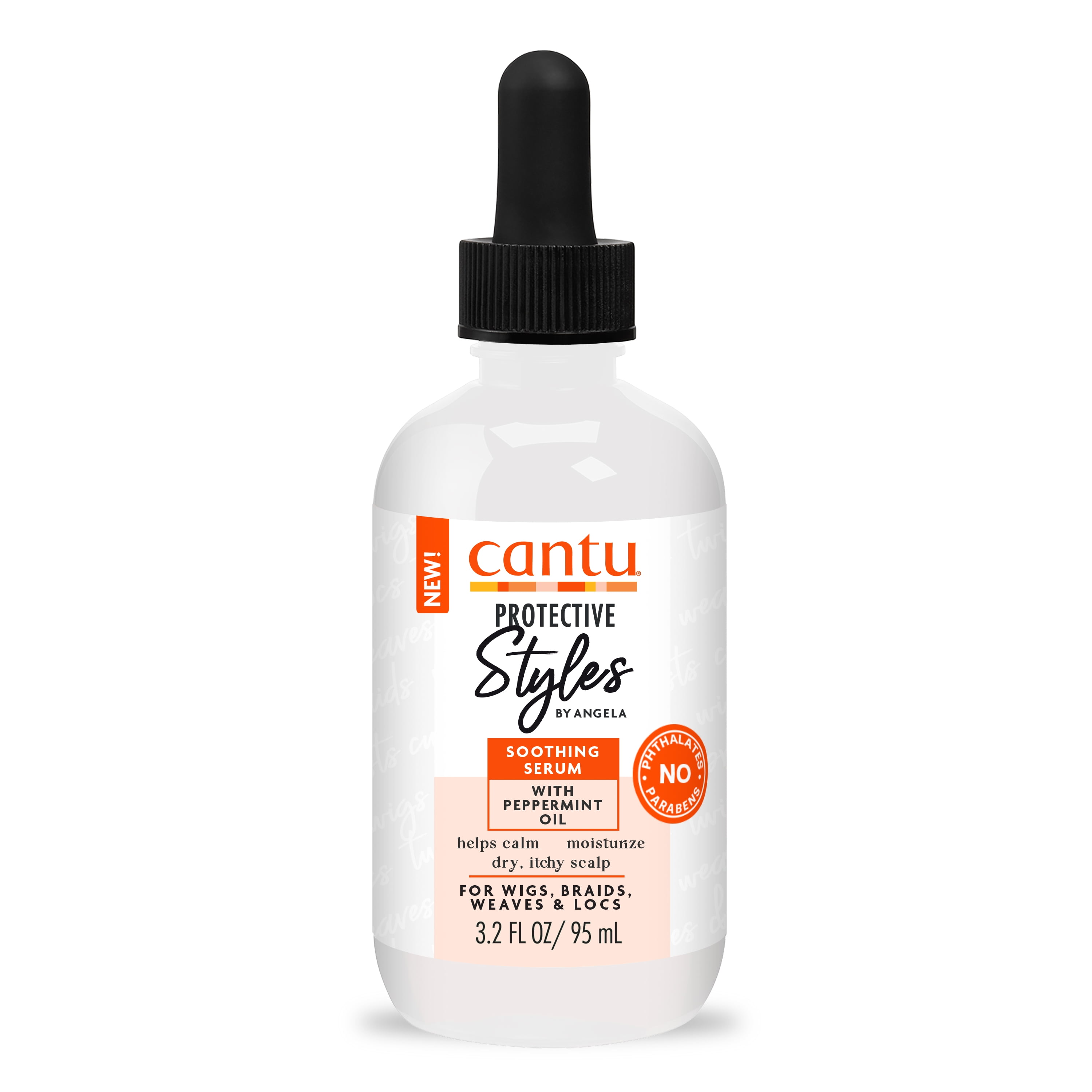 Cantu Protective Styles by Angela Soothing Serum, 3.2 fl.oz