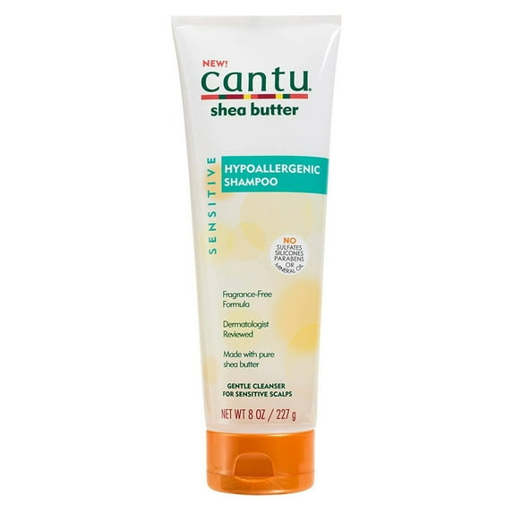 Cantu Sensitive Shea Butter Hypoallergenic Shampoo, 8 oz.