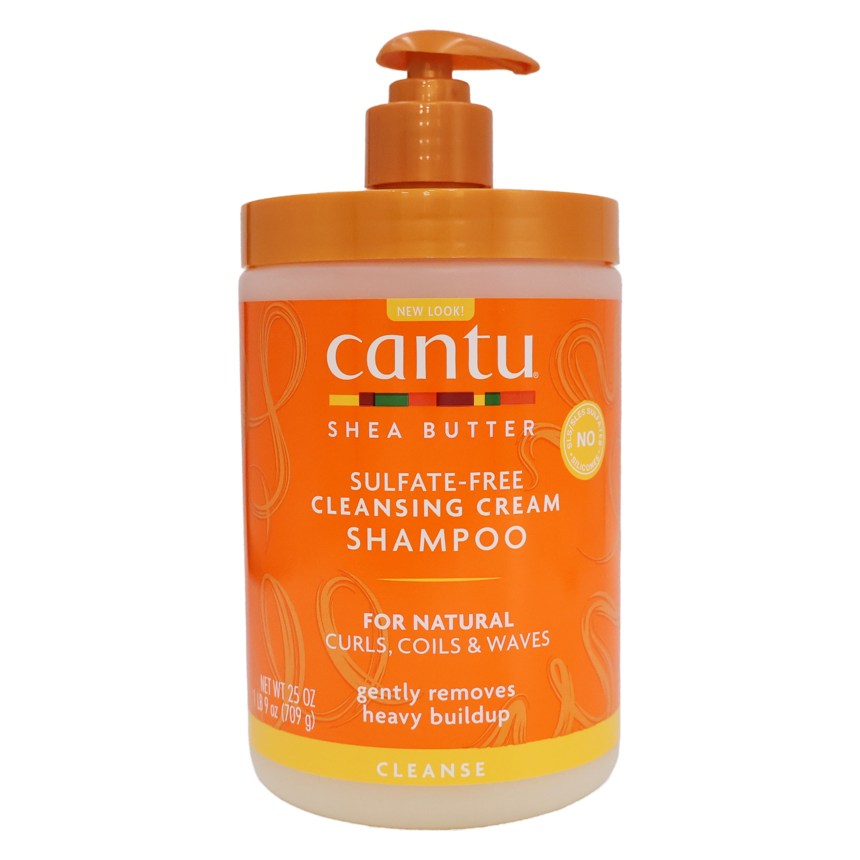 Cantu Shea Butter Cleansing Cream Shampoo, 25 Oz., Pack of 12 - Walmart.com