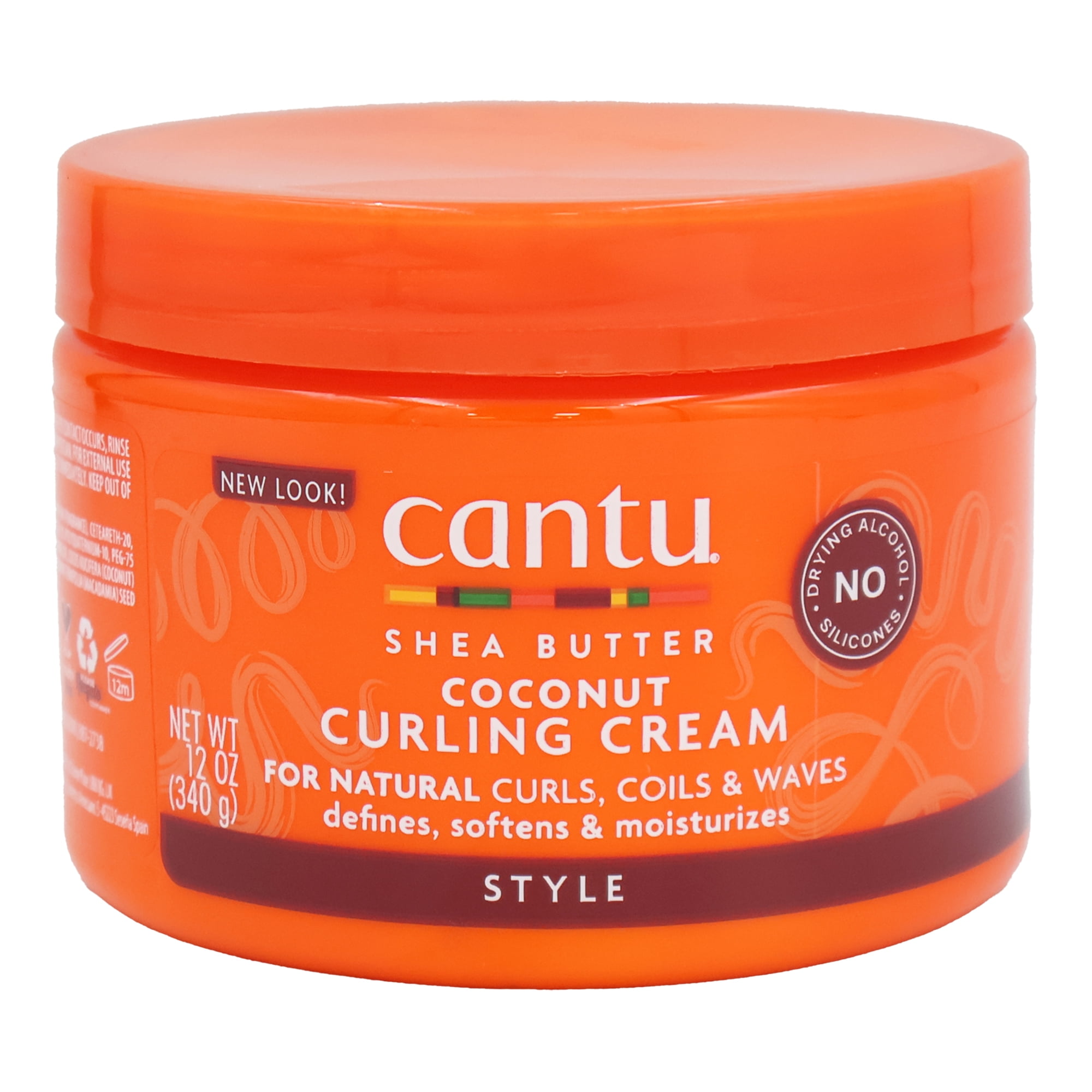 Cantu Shea Butter Coconut Curling Cream 12 Oz Pack of 6 Walmart com