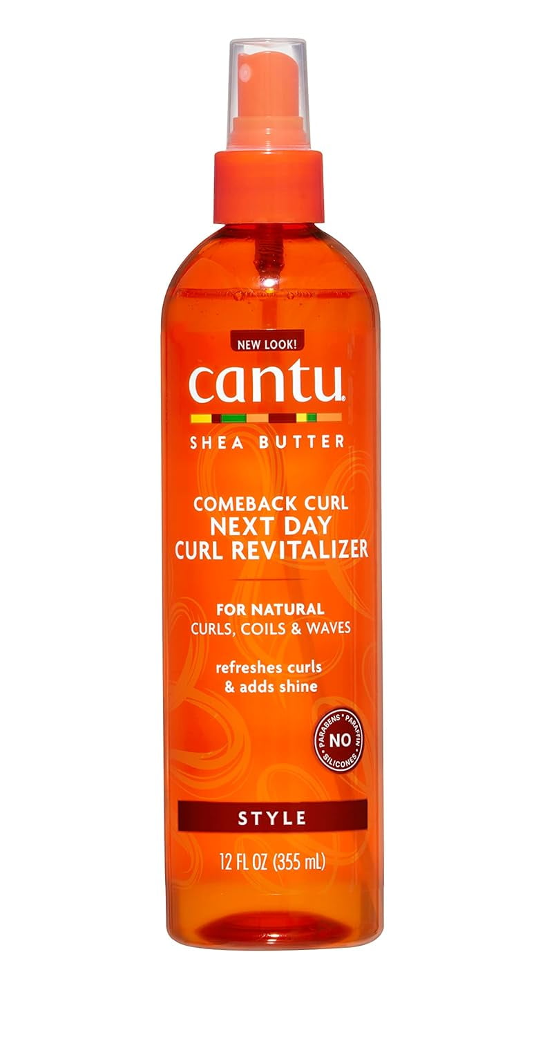 Cantu Shea Butter Comeback Next Day Curl Hair Revitalizer, 12 Oz