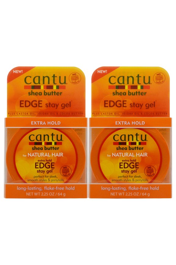 Shea Butter Extra Hold Edge Stay Gel 2.25oz "Pack of 2"