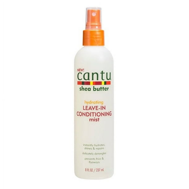 Cantu Shea Butter Hydrating Leave In Hair Conditioning Mist, 8 Oz, 3