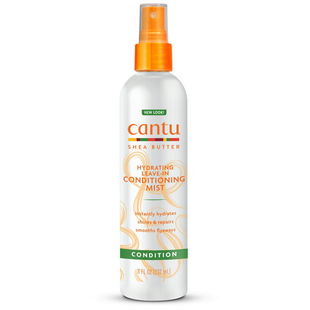 Cantu Shea Butter Leave-in Conditioning Mist with Castor & Argan Oil, 8 fl oz