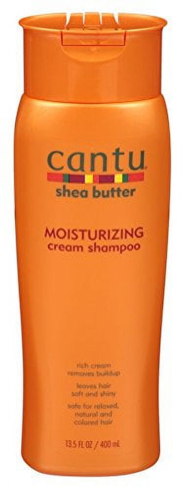 Cantu Shea Butter Shampoo Moisturizing Cream 13.5 Ounce (399ml) (2 Pack)