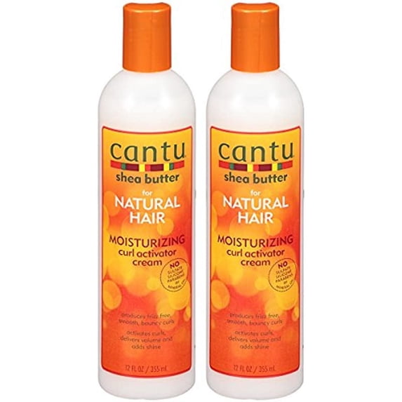 Cantu Shea Butter Moisturizing Curl Activator Cream (2 Pack of 12 Oz.)