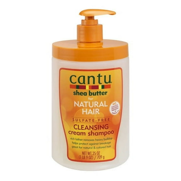 Cantu Shea Butter Natural Hair Cleansing Cream Hair Shampoo, 25 Oz, 6 Pack