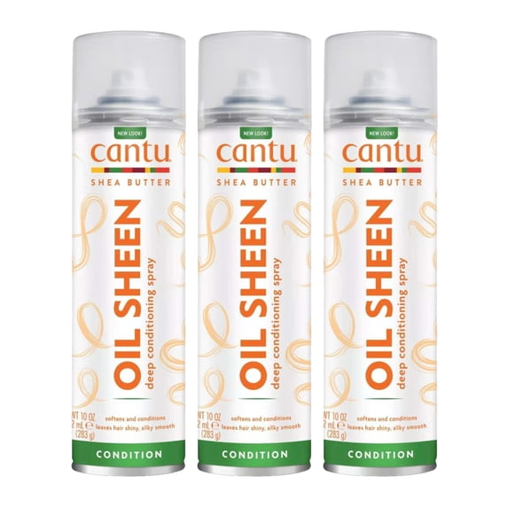 Cantu Shea Butter Oil Sheen Deep Conditioning Spray 10oz (Pack of 3)