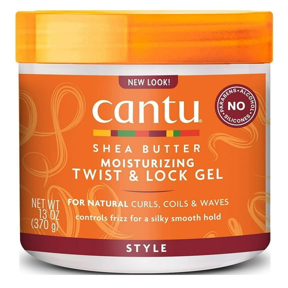 Cantu Shea Butter Twist And Lock Gel 13oz Jar (Pack of 3)