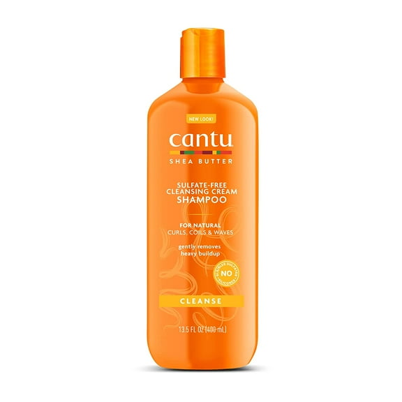 Cantu, Shea Butter for Natural Hair, Cleansing Cream Shampoo, Sulfate-Free, 13.5 fl oz (400 ml) Pack of 2