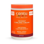 Cantu Shea Butter for Natural Hair Coconut Curling Cream, 25 oz