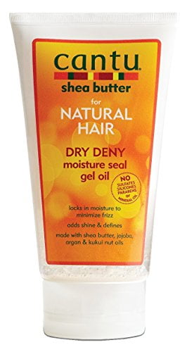 Cantu Shea Butter for Natural Hair Dry Deny Moisture Seal Gel Oil, 5 Oz