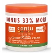 Cantu Shea Butter for Natural Hair Leave-In Conditioning Cream Bonus, 16 oz. Jar