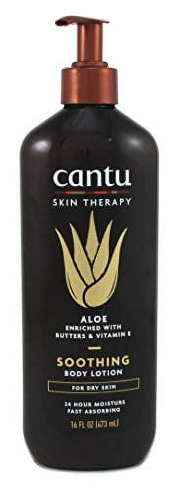 Cantu Skin Therapy Body Lotion Aloe Soothing, 16 oz, 3 Pack