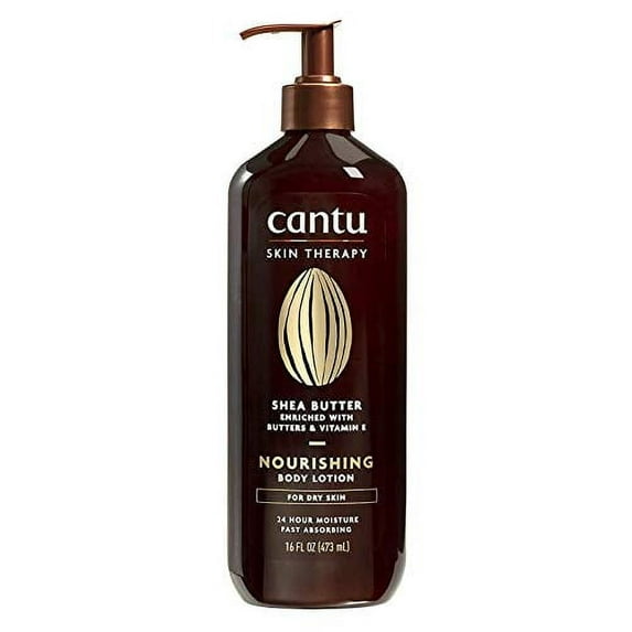 Cantu Skin Therapy Shea Butter Nourishing Body Lotion for Dry Skin, 16 Oz, 2 Pack