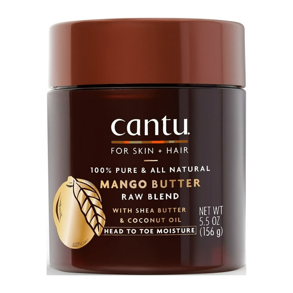 Cantu Skin Therapy Soothing Raw Blend, Mango Butter with Shea Butter and Coconut Oil, 5.5 oz.