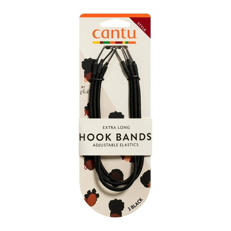 Cantu Snag-Free Elastic Hair Bands, 3 Ct