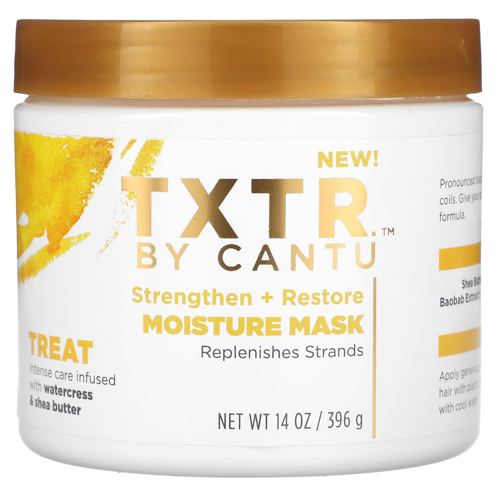 CANTU TXTR. Strengthen + Restore Moisture Mask (14oz) CANTU TXTR. Strengthen + Restore Moisture Mask (14oz)