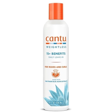 Cantu Weightless Daily Leave-In Cream, 8 fl oz -3 count
