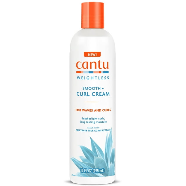 Cantu Weightless Smooth + Curl Cream, 10 fl oz